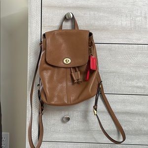 Coach mini backpack